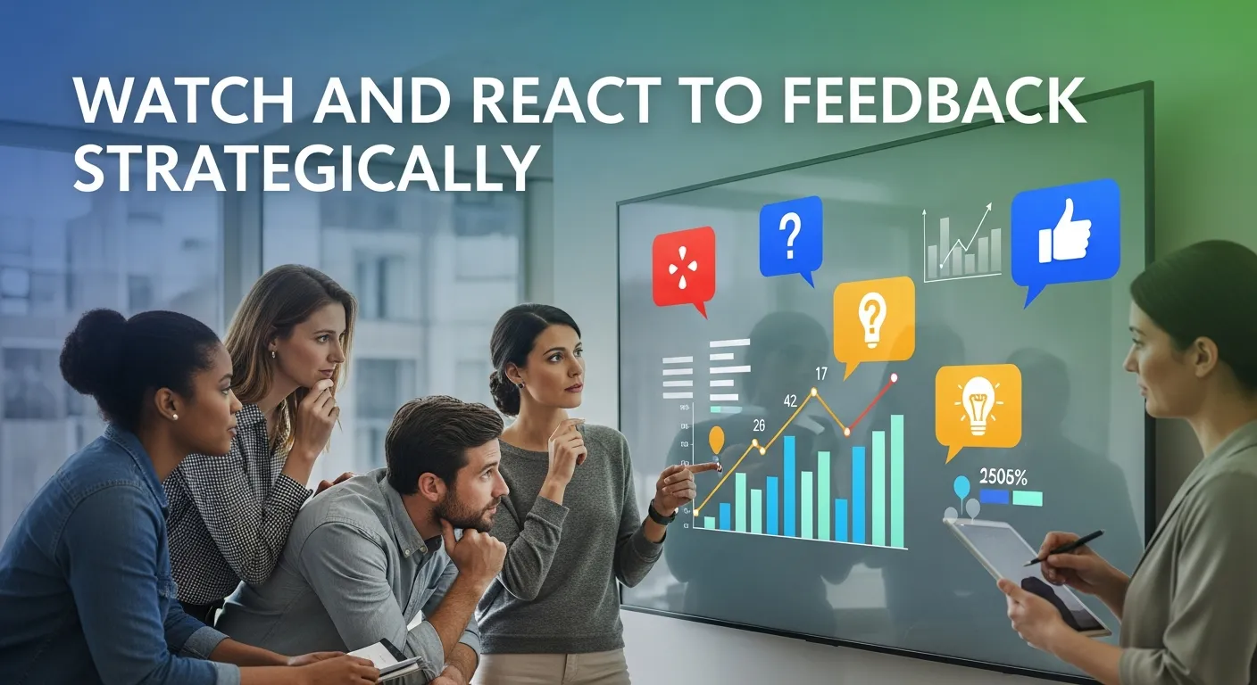 Watch and React to Feedback Strategically- Positive Online Reputation
