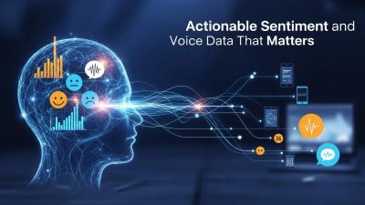 Actionable Sentiment and Voice Data That Matters