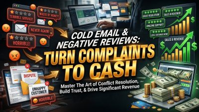 Cold Email And Negative Reviews : Turn Complaints to Cash