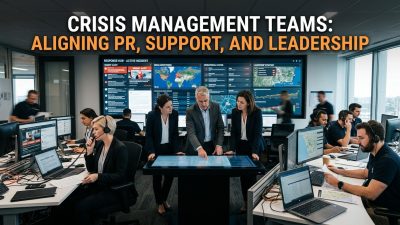 Crisis Management Teams: Aligning PR, Support, and Leadership