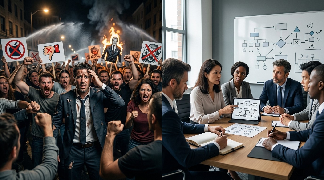 Public hate versus constructive criticism