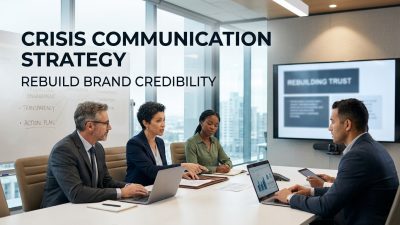 Crisis Communication Strategy : Rebuild Brand Credibility
