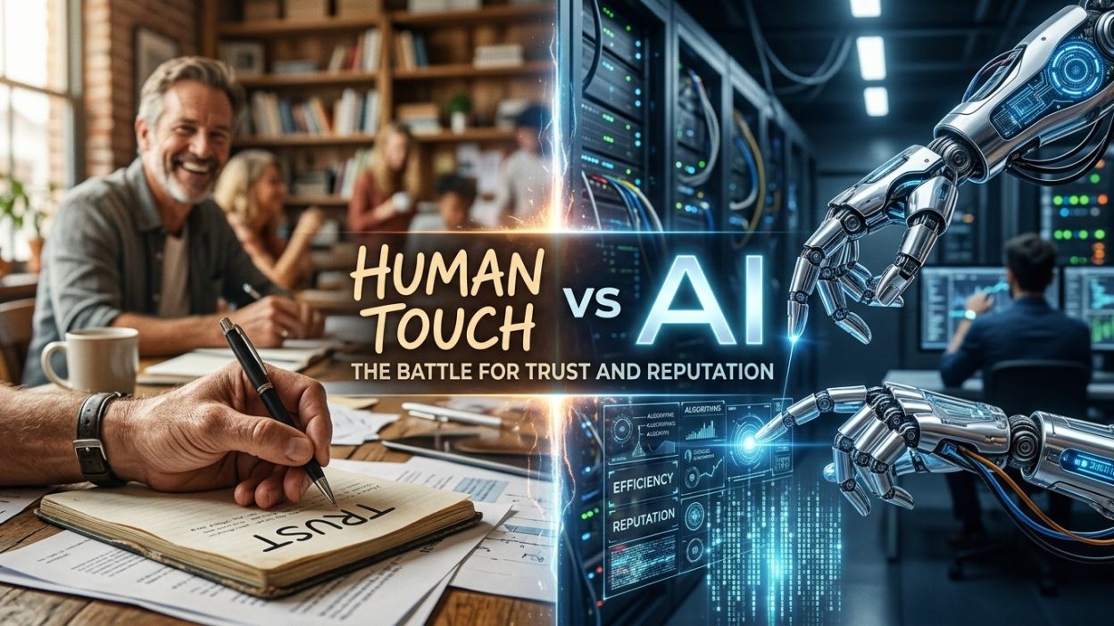 Human Touch vs AI : The Battle for Trust And Reputation