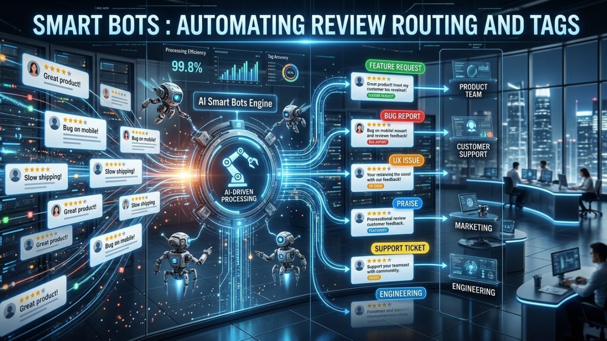 Smart Bots : Automating Review Routing And Tags