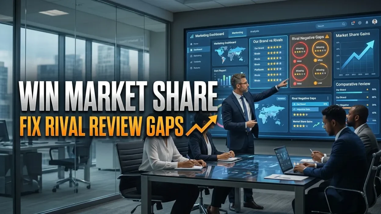 Win Market Share : Fix Rival Review Gaps